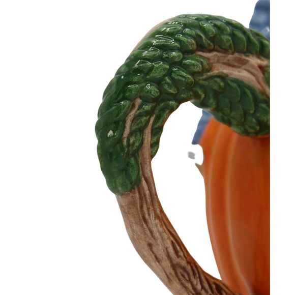 Vintage Teapot Peter Peter Pumpkin Eater Dept 56 Fairy Tale Garden Fall Decor - Picture 6 of 11